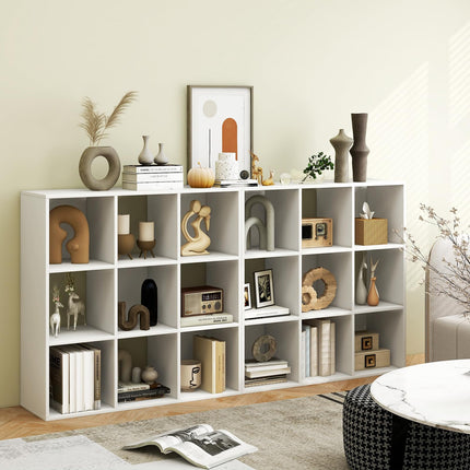 Dreamade 9-Cube Bookcase White