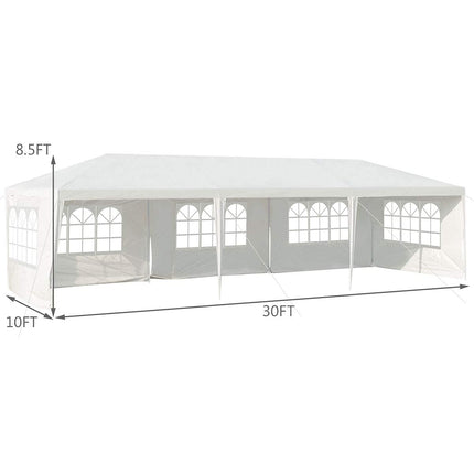 DREAMADE Party Tent, 10' x 30' Event Canopy Tent