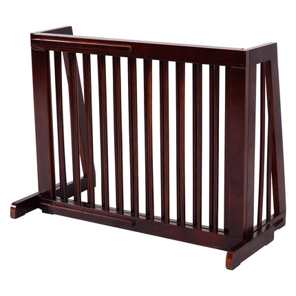 Adjustable Freestanding Pet Gate Step Over Fence - Dreamade
