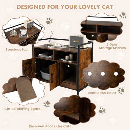 Cat Litter Box Enclosure - Dreamade