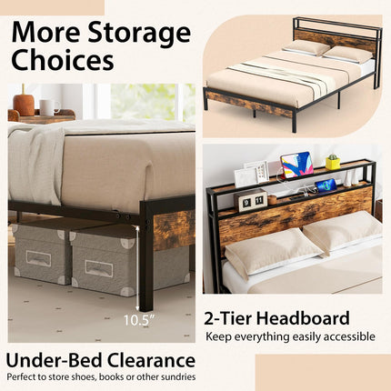 Dreamade Full Size Bed Frame