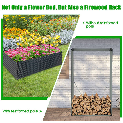 Dreamade Galvanized Raised Garden Bed