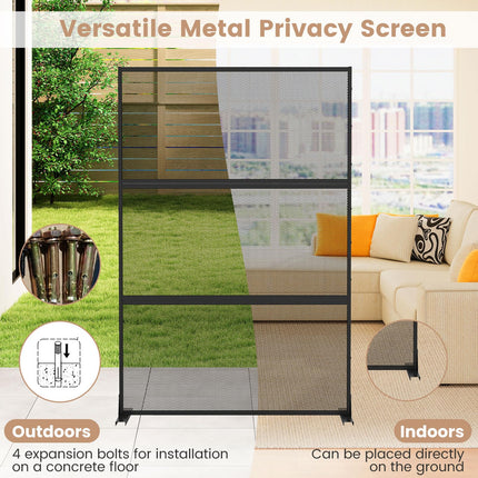Dreamade Metal Privacy Screen with Expansion Bolts and Connection Screws
