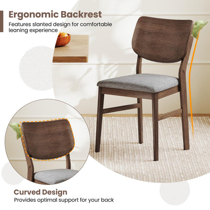 Dreamade Wooden Dining Chairs Set