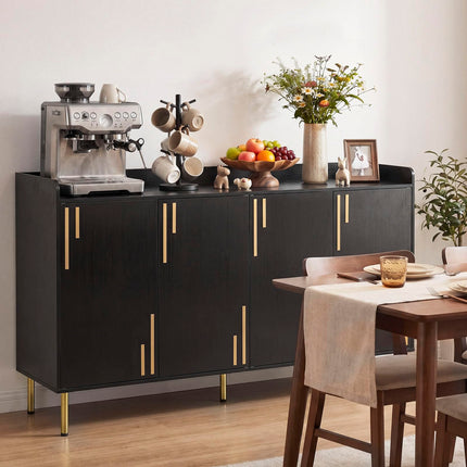 Dreamade 55" Modern Buffet Cabinet with 4 Doors