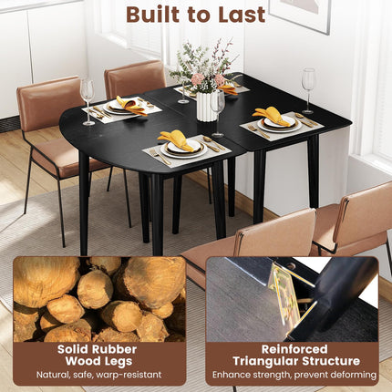 Dreamade Dining Table Set with 2 Rectangular Dinner Tables for 4-6