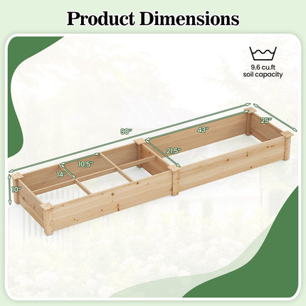 Dreamade Wooden Raised Garden Bed