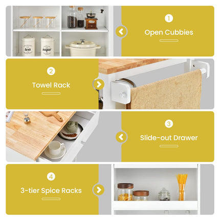 Mobile Kitchen Island Cart - Dreamade