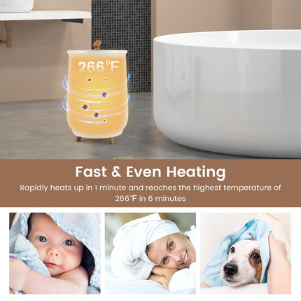 Dreamade 23L Tower Warmer Bucket - Luxury Spa Towel Warmer with 3-Level Heating