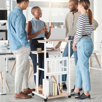 Dreamade Small Standing Desk for School Lecture Home Office