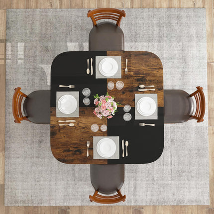 Dreamade 47.5-inches Dining Table for 4 Square Kitchen Table