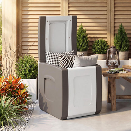 Dreamade 27/53/80 Gallon Patio Container with Lockable Lid