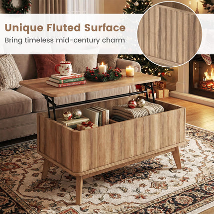 Dreamade 35.5" Lift Top Coffee Table with Storage