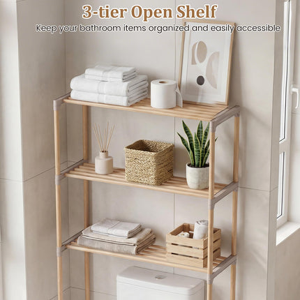 Dreamade 3-Tier Over The Toilet Storage Rack with Open Shelves