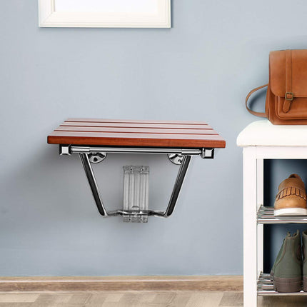 15" Folding Shower Seat Bench300lb Capacity for Senior