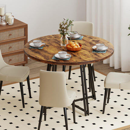 Dreamade 47-inches Round Dining Table for 4-6 People