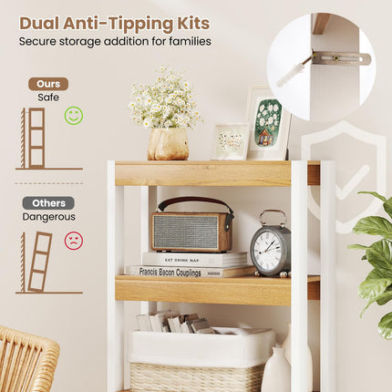 Dreamade 4-Tier Bookshelf