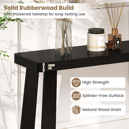 Dreamade Narrow Long Console Table Behind The Couch