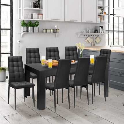 Dreamade Dining Table for 6-8, Wood Rectangular Table, 63" L x 31.5" W x 30" H Large Farmhouse Center Table