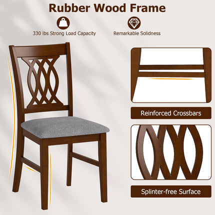 Dreamade Upholstered Dining Chairs Set of 2/4 for Kitchen