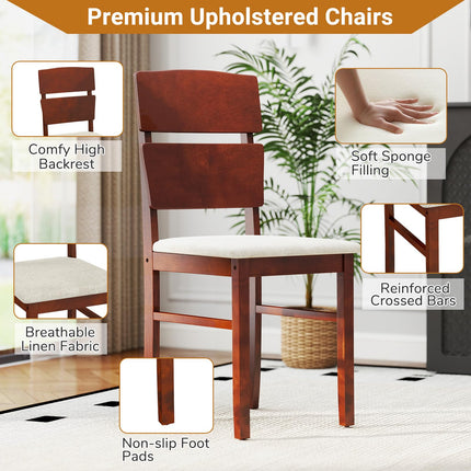 Dreamade 5-Piece Dining Table Set for 4