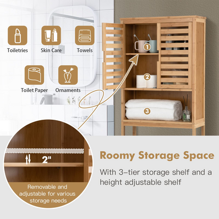 Dreamade Over-The-Toilet Storage Cabinet