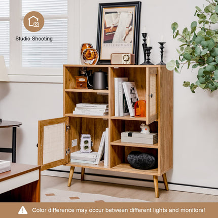 Dreamade Buffet Cabinet, Wood Sideboard Storage Cabinet