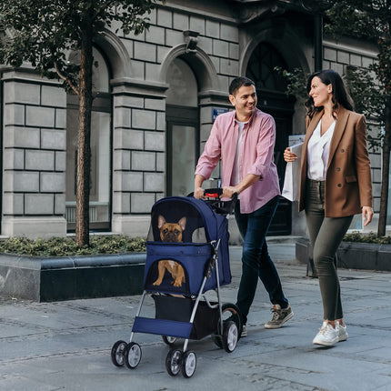 Pet Stroller for Small Medium Dogs Cats Puppy - Dreamade