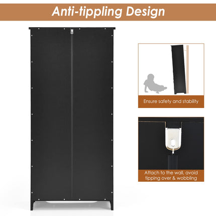 Kitchen Pantry Storage Cabinet, Wood Cupboard Organizer