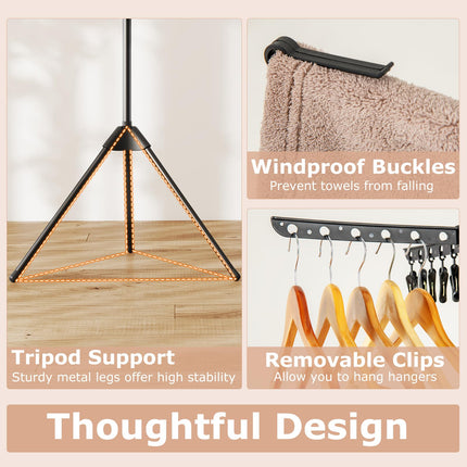 Dreamade Tripod Clothes Drying Rack