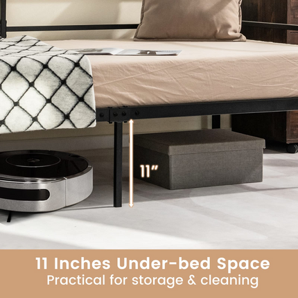 Dreamade Twin Size Metal Daybed Frame