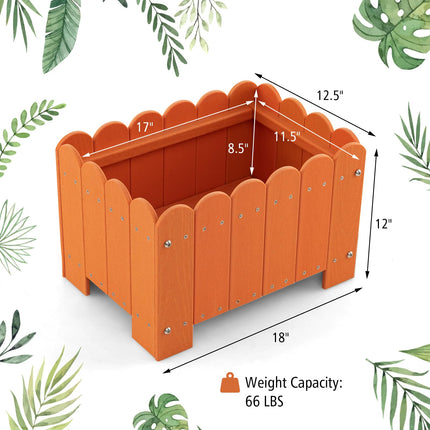 Dreamade 2 Pack Rectangular Planter Box