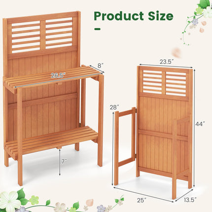 Dreamade Folding Potting Bench