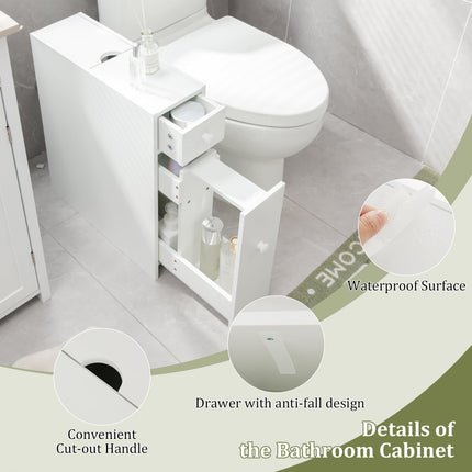 Dreamade Small Bathroom Storage Cabinet