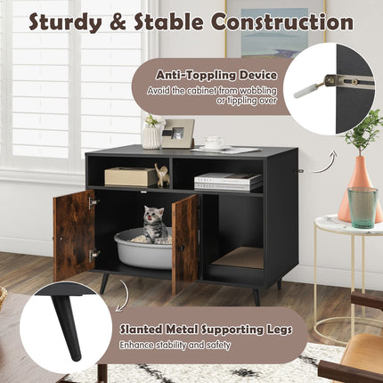 Dreamade Cat Litter Box Enclosure