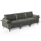 Grey / 3 Seat Sofa Couch