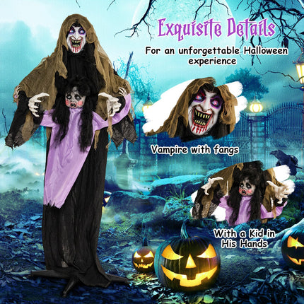 DREAMADE 5.2 FT Animated Vampire Prop