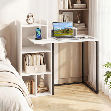 Dreamade 43.5" Computer Desk with Power Outlets