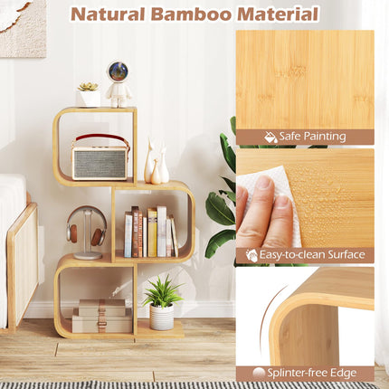 Dreamade S Shaped Bookcase