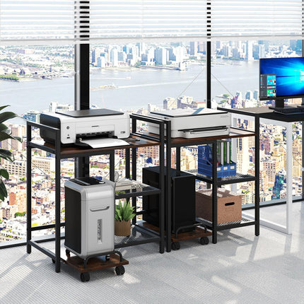 Dreamade 3-Tier Printer Stand with Charging Station