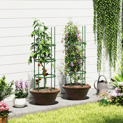 Dreamade 2 in 1 Round Trellis for Climbing Flower Vegetable Fruit