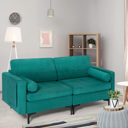 Dreamade 68" Modern Loveseat, 2-Seater Sofa Couch