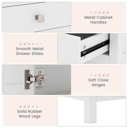Dreamade Bathroom Vanity with Ceramic Sink