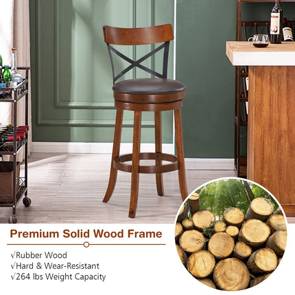 Dreamade 25”Height Kitchen Counter Bar Stools for Kitchen Island, Pub, and Restaurant