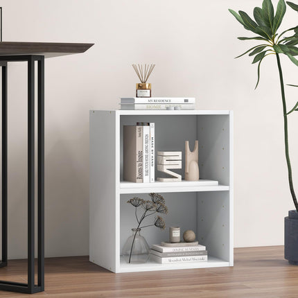 Dreamade Bookshelf and Bookcase 2-layer Storage Shelf