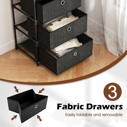 Dreamade Dresser with 3 Drawers for Living Room