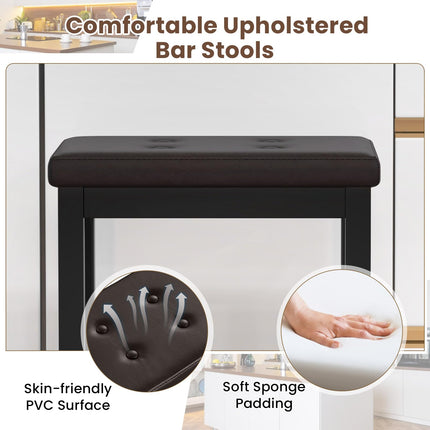 Dreamade 24" Bar Stools Set