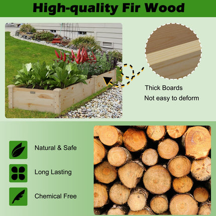 Dreamade Wooden Raised Garden Bed