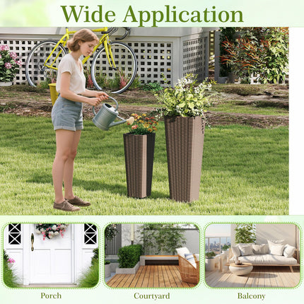 Dreamade Set of 2 Planters for Outdoor Plants