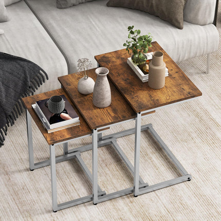 Dreamade Nesting Coffee Table Set of 3